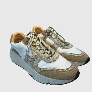 Oasis Society Shoes Womens Size 7.5 Chunky Lace Up Casual Comfort Textured Sneak
